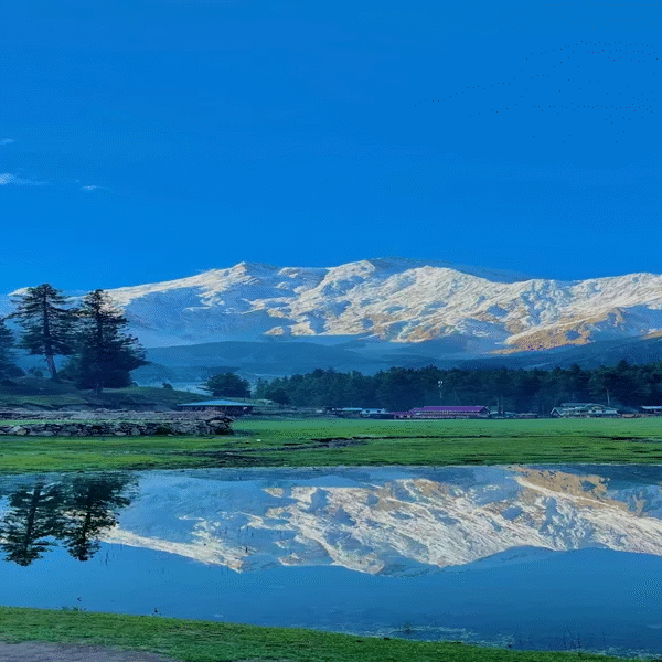 Scenic mountain view