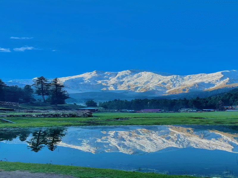Scenic mountain view